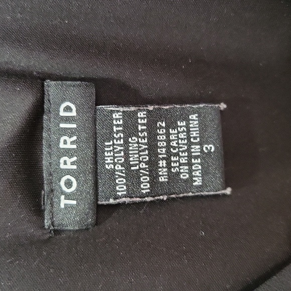 Torrid black and purple blouse - Picture 6 of 8
